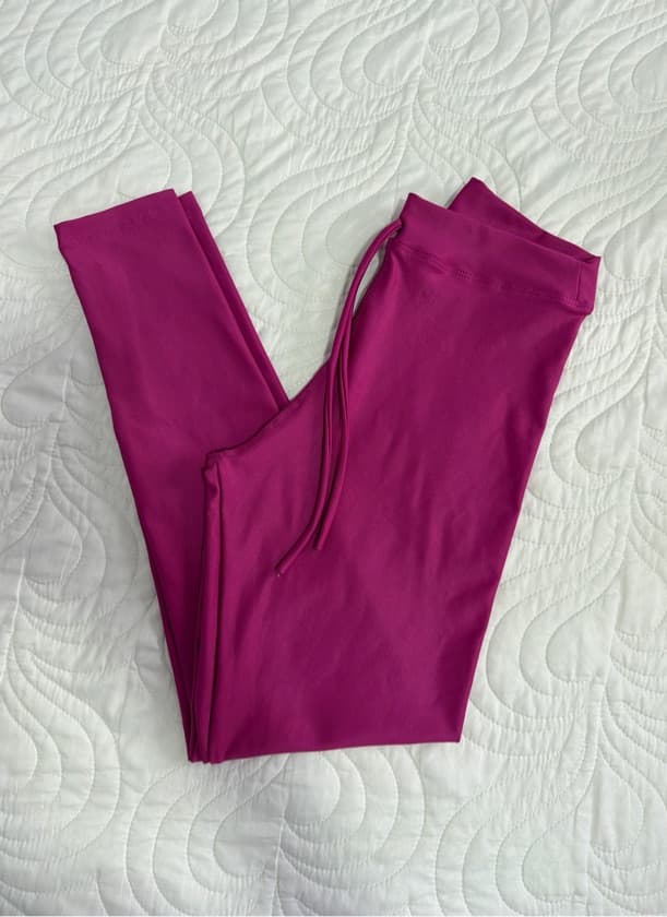 Calça pink laço