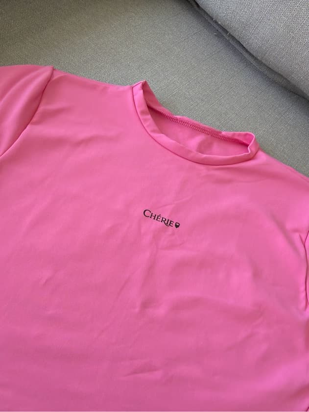 Conjunto Livia rosa e preto